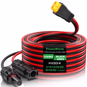 10AWG XT60 Solar Extension Cable - 3/10/15/20/25/30/40/50FT